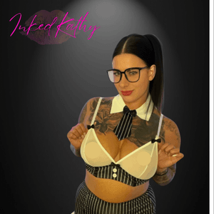 InkedKathy Autograph Card  Naughty Secretary Look