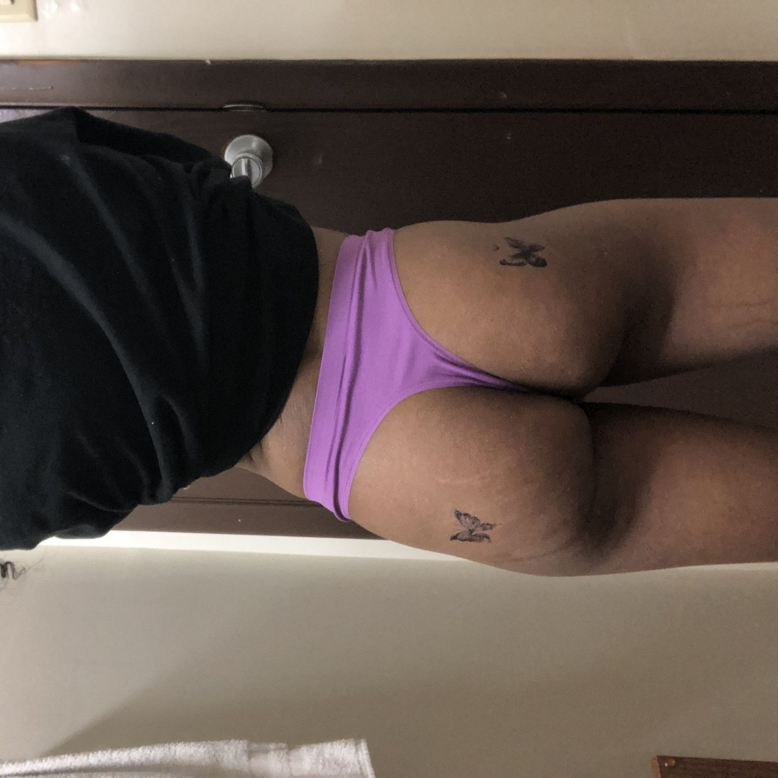 Pussy Stained Purple Panties