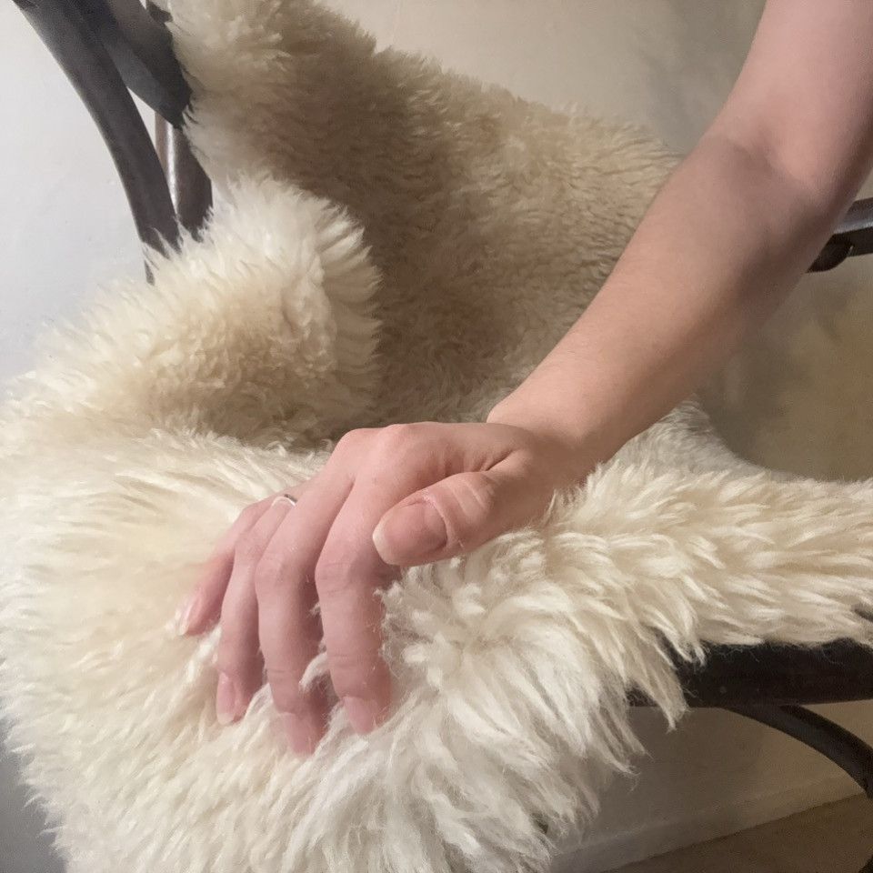 Hand on fur