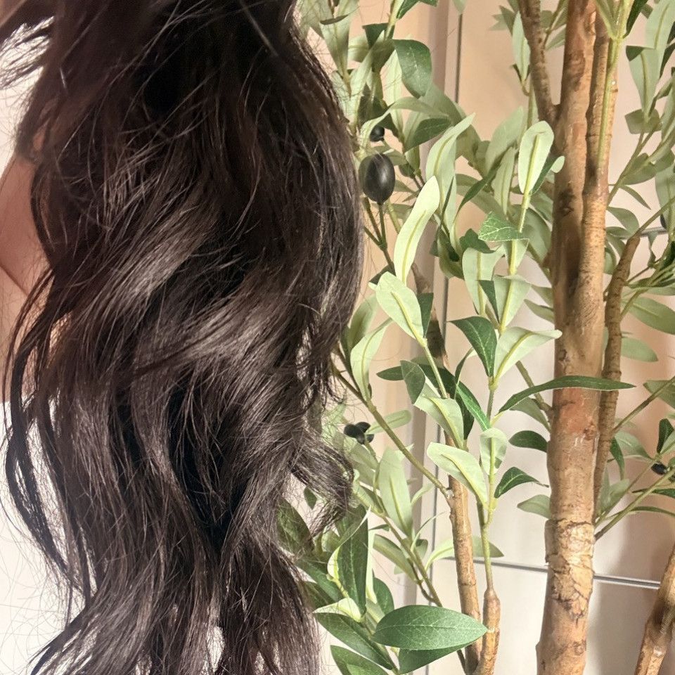 Hair and tree