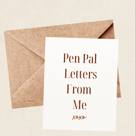 Pen Pal Letters