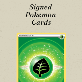 Signed Pokemon Cards