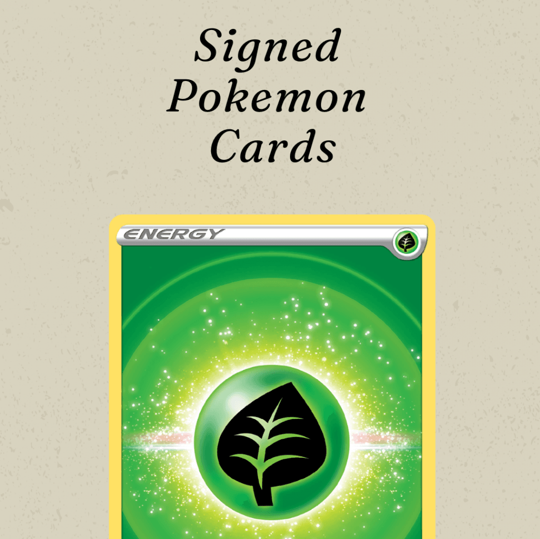 Signed Pokemon Cards
