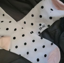 Polka Dotted Dance Socks
