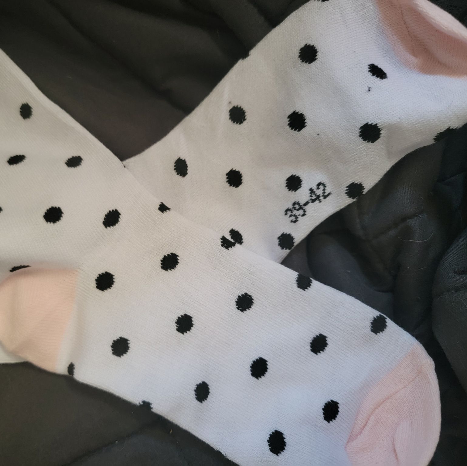 Polka Dotted Dance Socks