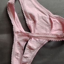 Pink thong