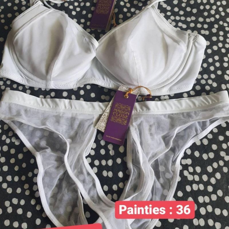 Maisonclose white lingerie