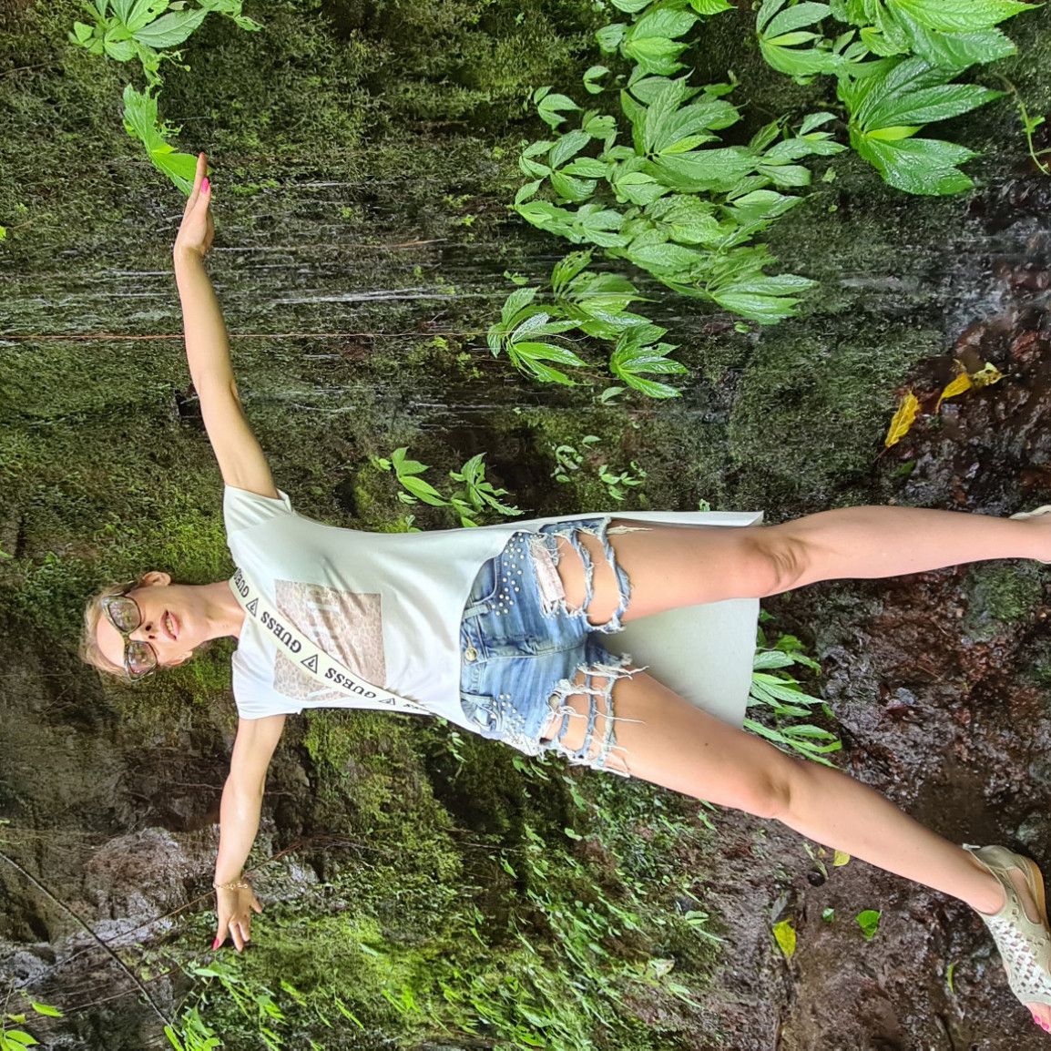 sfw relaxing in the nature