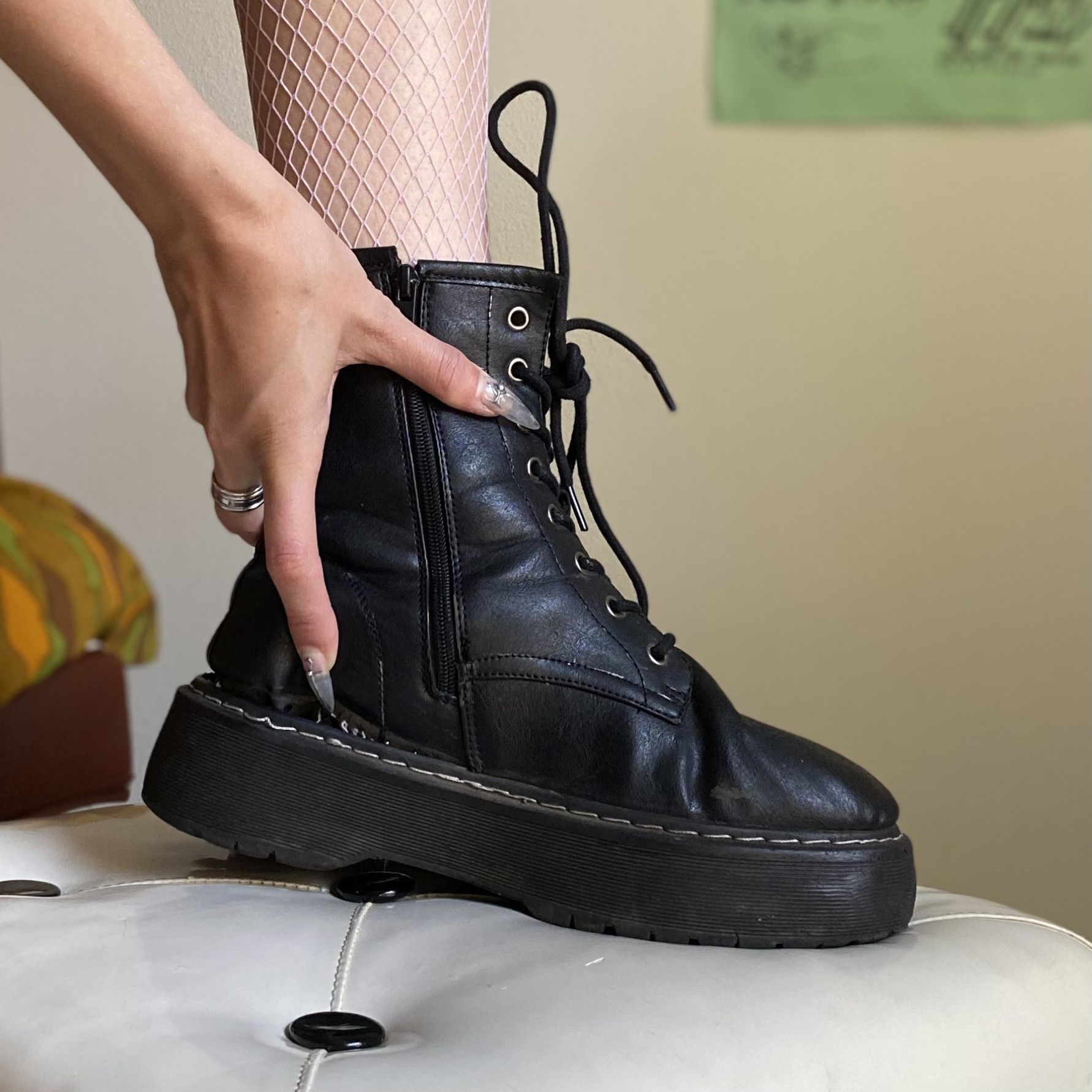 Black Combat Boots