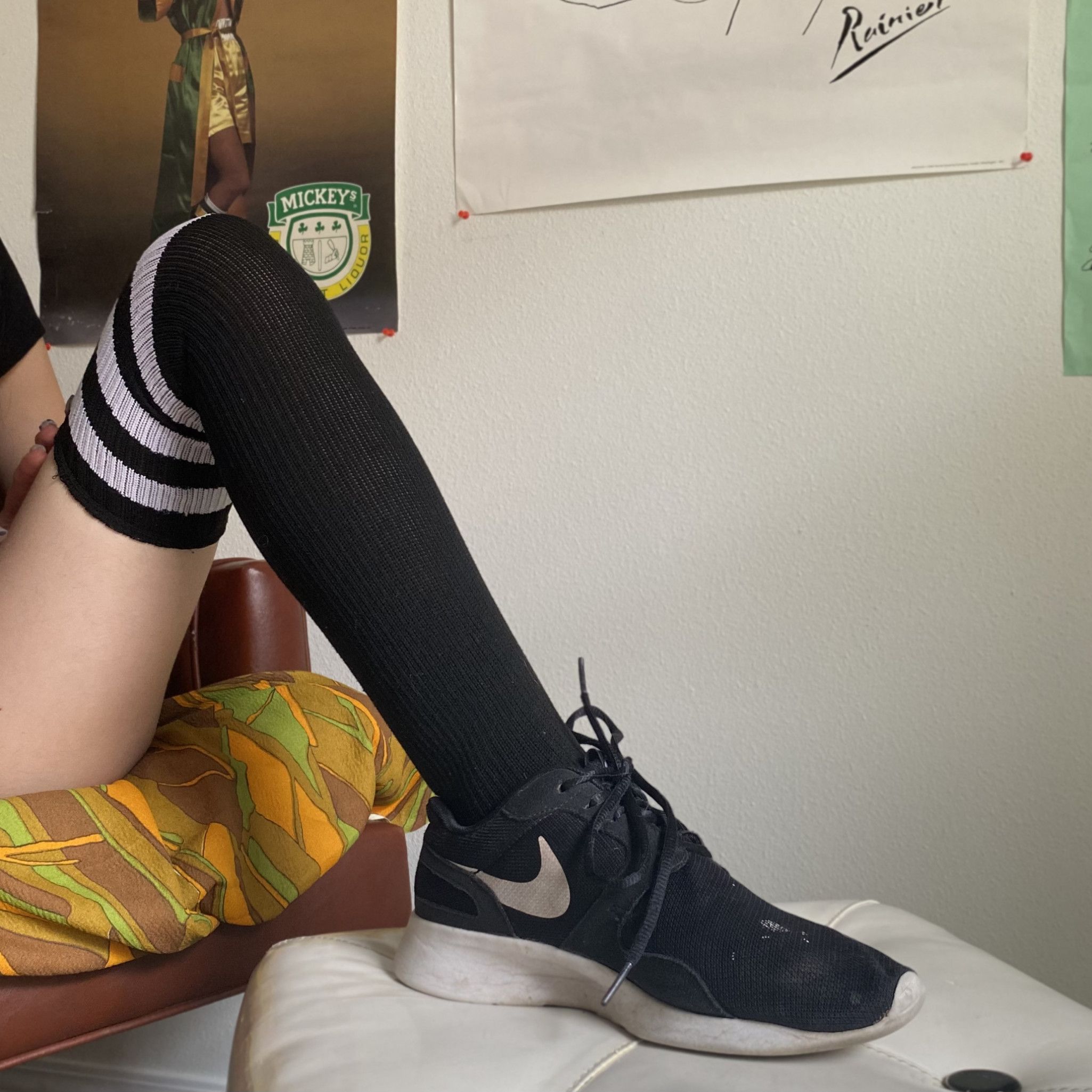 Very Worn Nike Sneakers