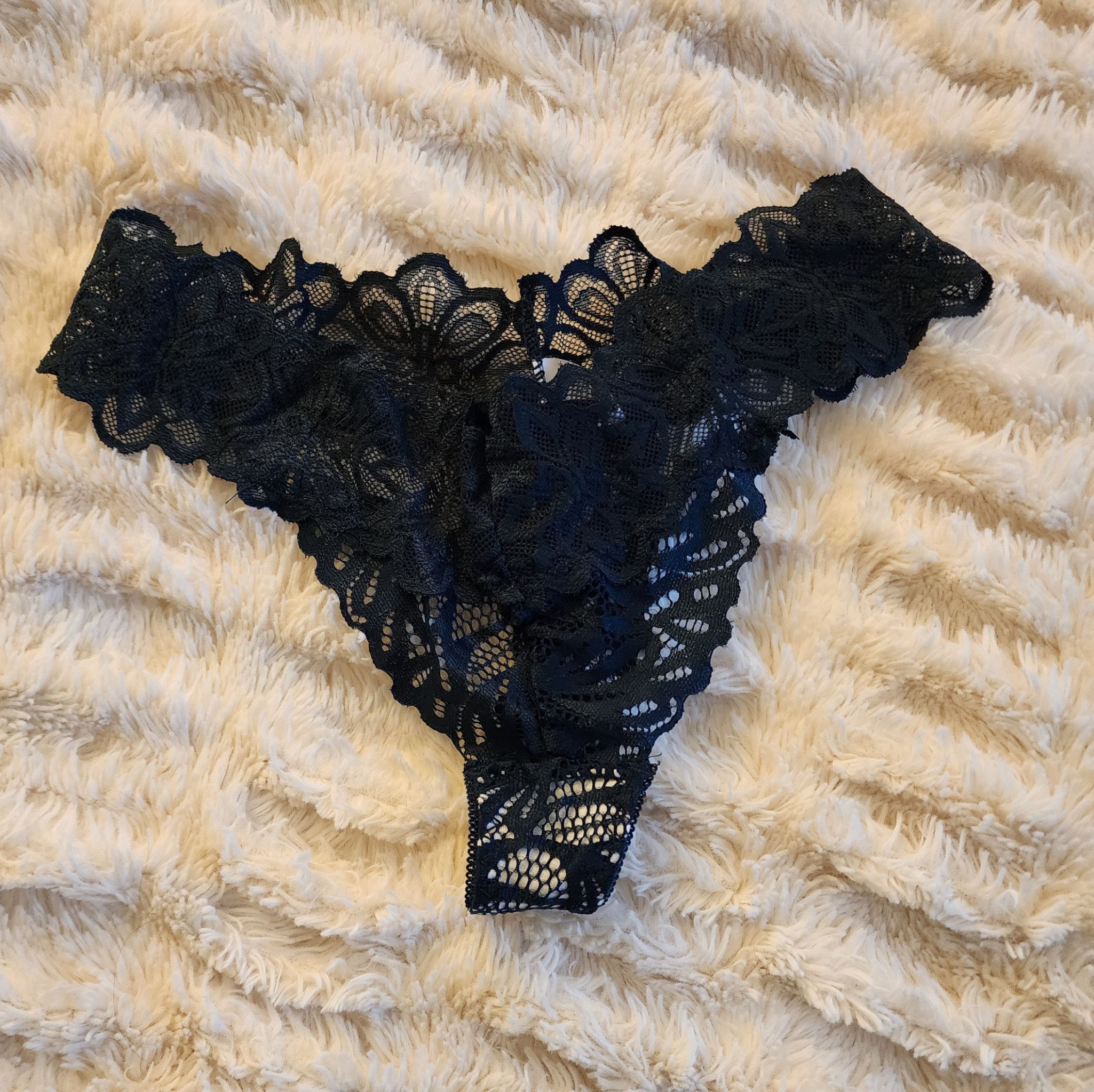Dark Green lace panties