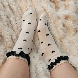 Dainty Heart Ankle socks