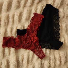 Black and Red Panty bundle