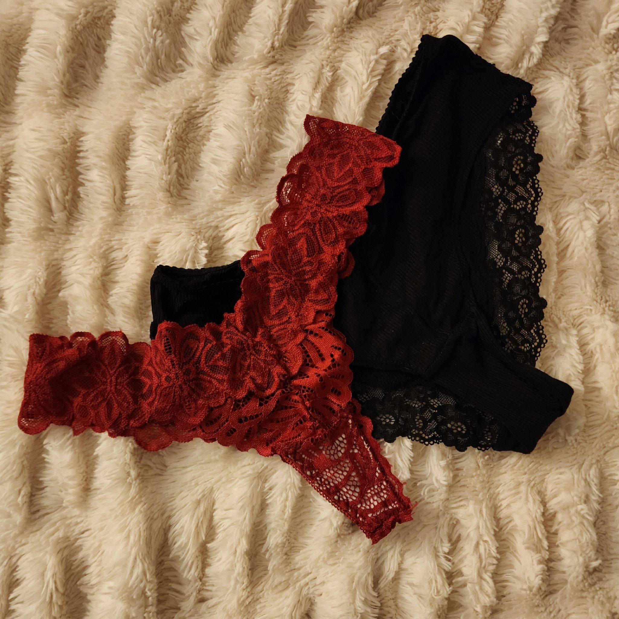 Black and Red Panty bundle