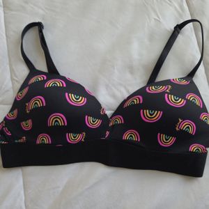 Rainbow Print Push up Bra