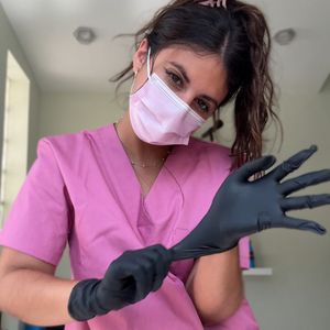 Black Latex Gloves