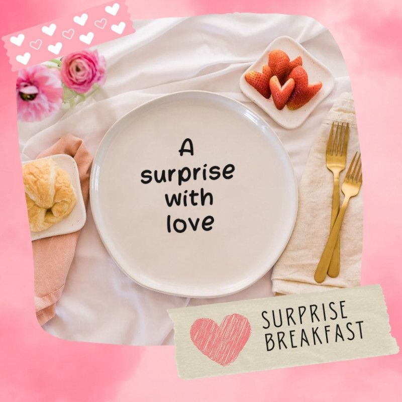 Surprise breakfast gift to start the day off right