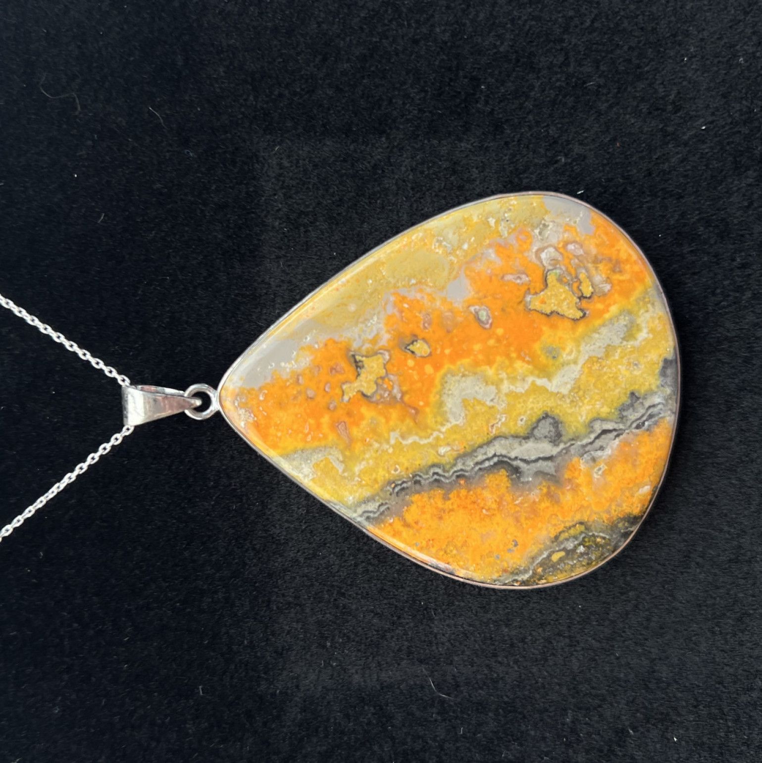 Bumblebee Jasper Pendant