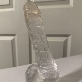 7 inch Clear Suction Dildo
