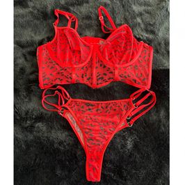 Red Cheetah Print 2 piece set