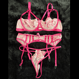 Light and Hot Pink Lingerie