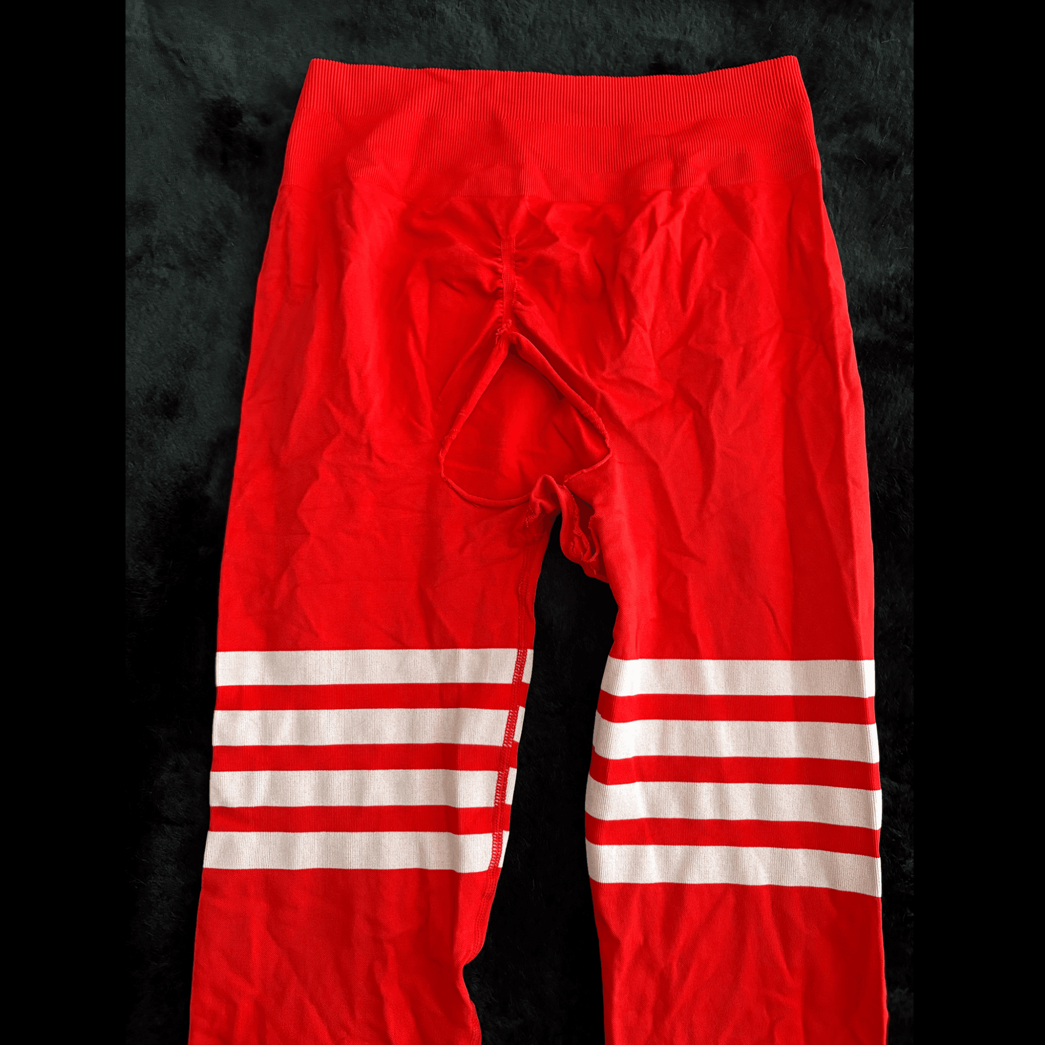 Ripped Red Leggings