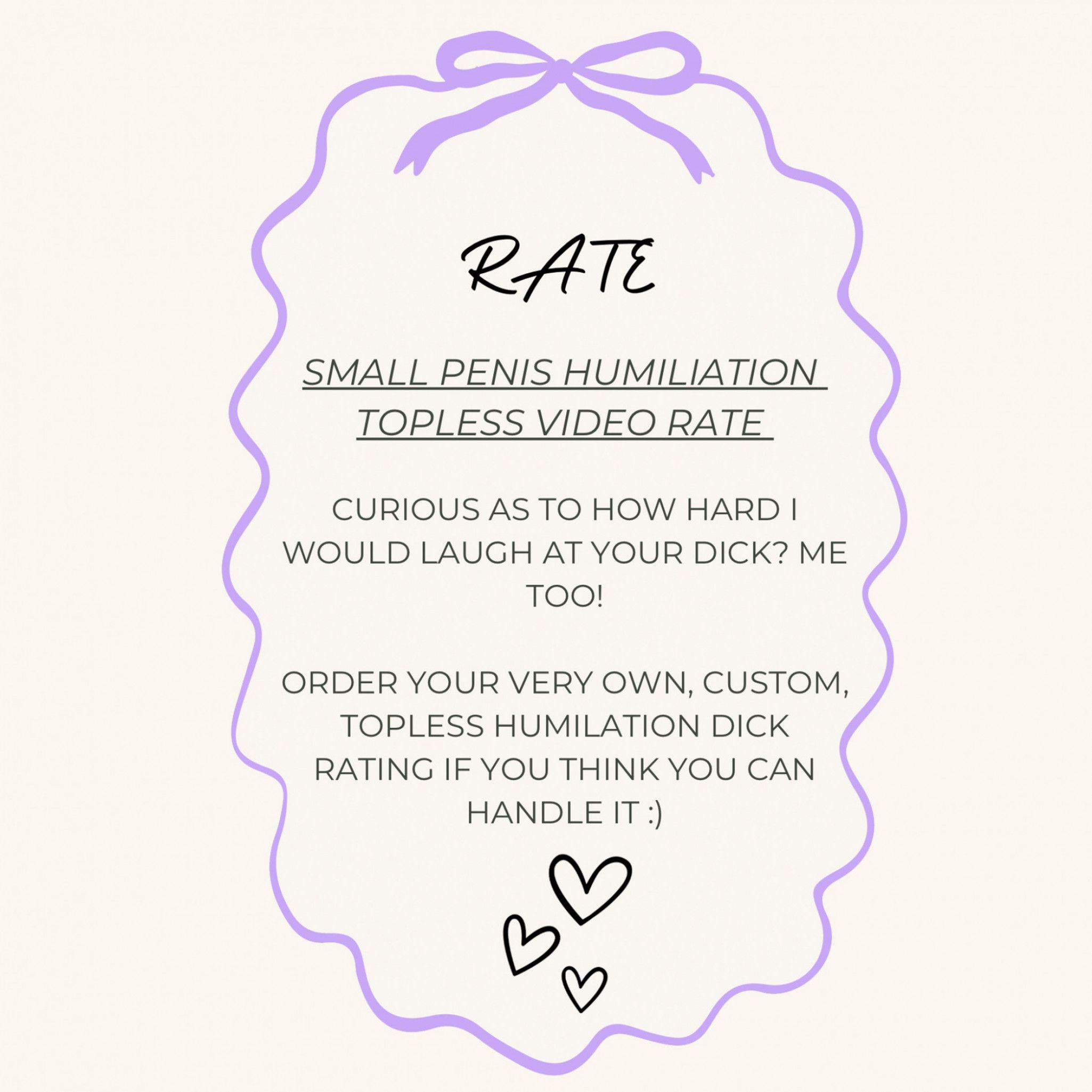 Topless Small Penis Humiliation Video
