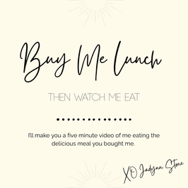 Buy Me Lunch