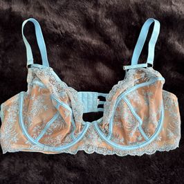 Bra blue and orange