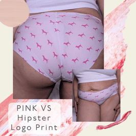 PINK VS Hipster Logo Print XL
