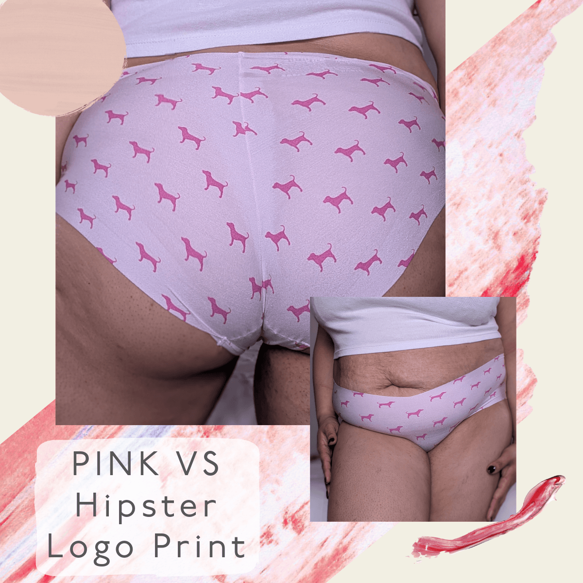 PINK VS Hipster Logo Print XL