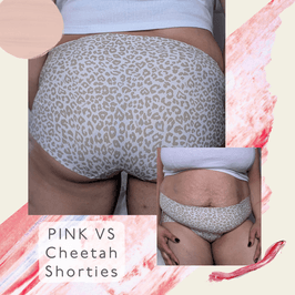 Pink VS Cheetah Shorties XL