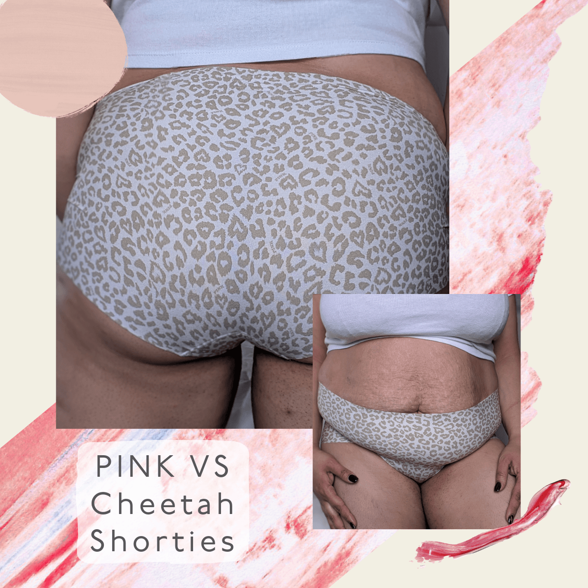 Pink VS Cheetah Shorties XL