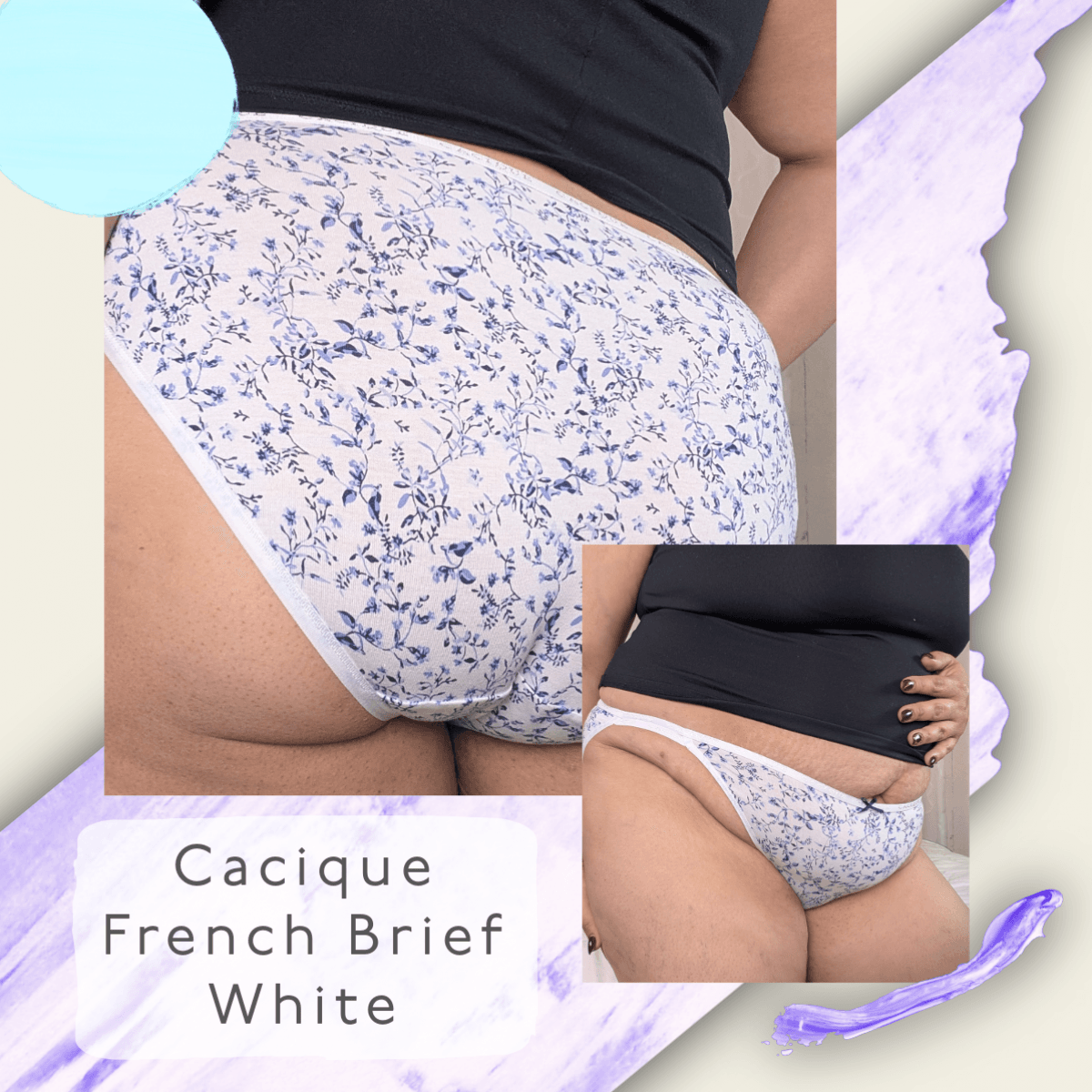 Cacique French Brief White