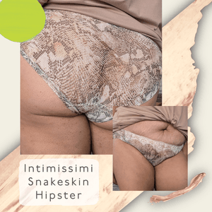 Intimissimi Mesh Snakeskin Print Hipster XL