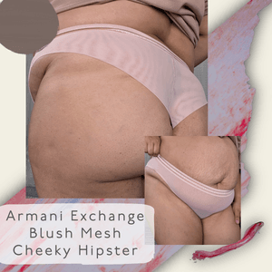 Armani Exchange Blush Mesh Cheeky Hipster XL