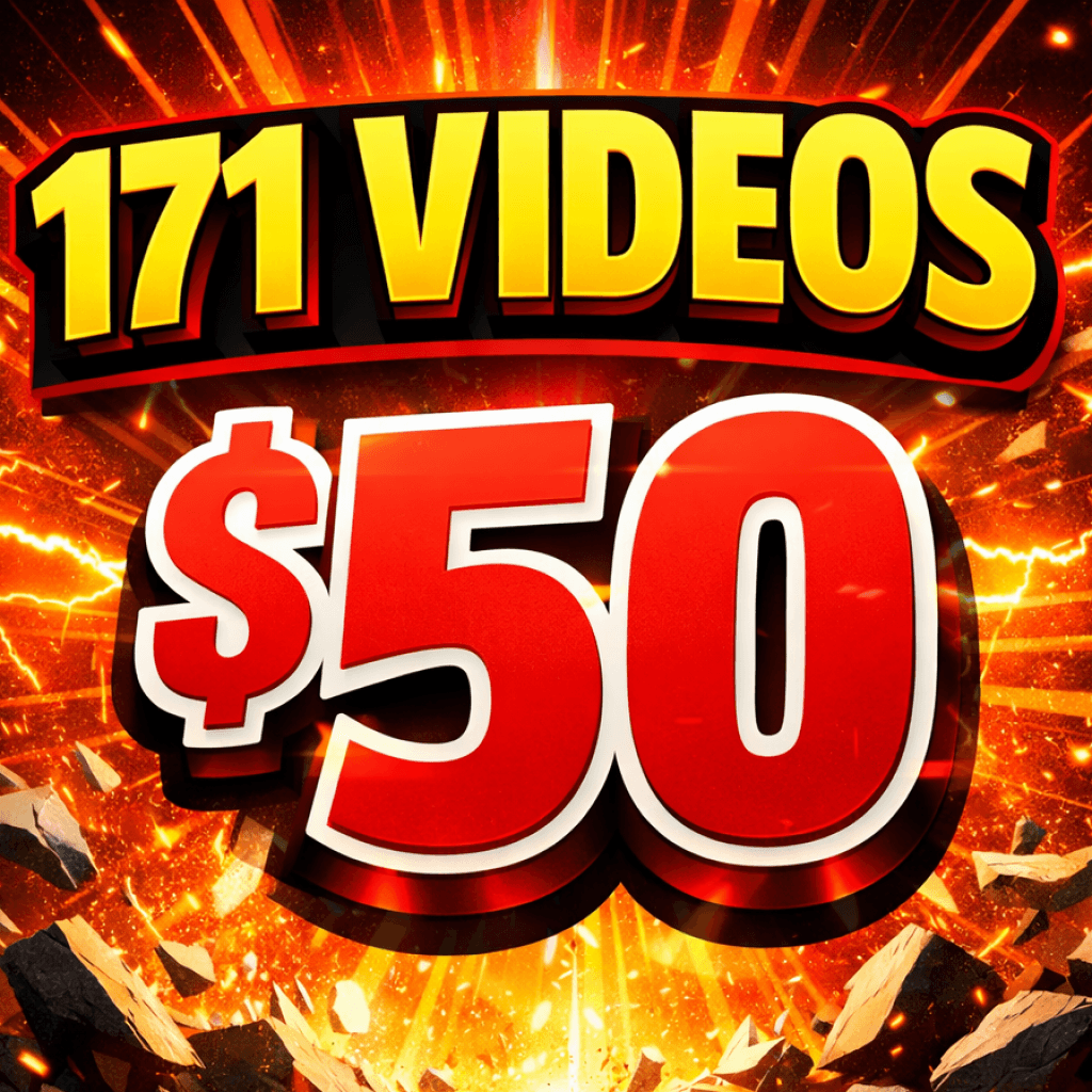 Mega Pack: 171 Videos for 50!