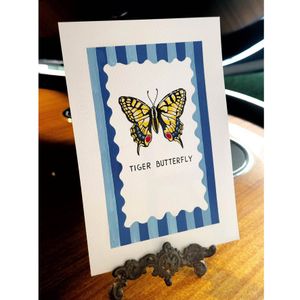 TIGER BUTTERFLY POSTCARD