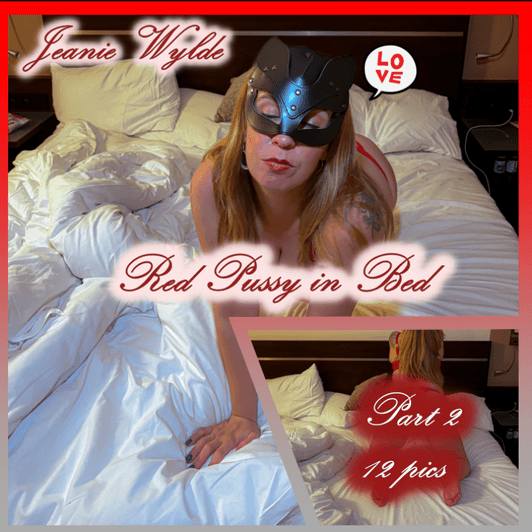 Red pussy in bed part 2