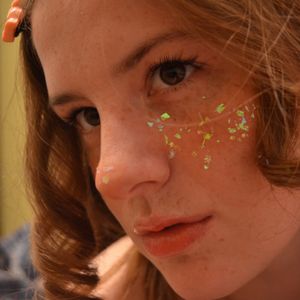Daddys step-daughter shows her face up close
