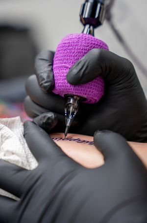 Tattoo session