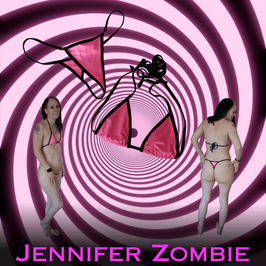 Pink Black G String Bikini