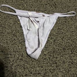 Light purple butterfly g-string