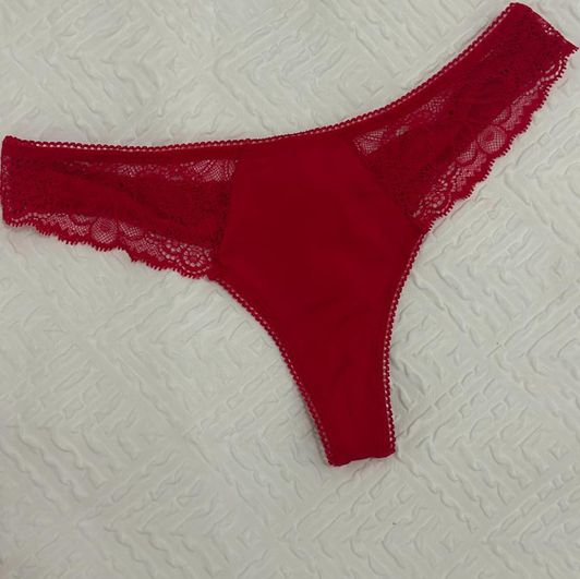 Red panties and Custom video