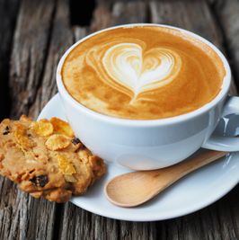 Cappuccino for a cheerful day