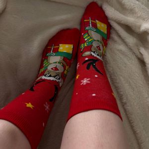 Christmas kneehigh socks