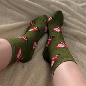 cute green socks