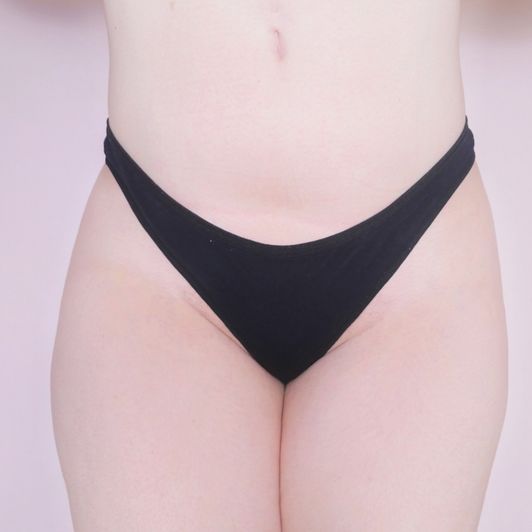 Black thong