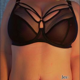 Worn Black Bra