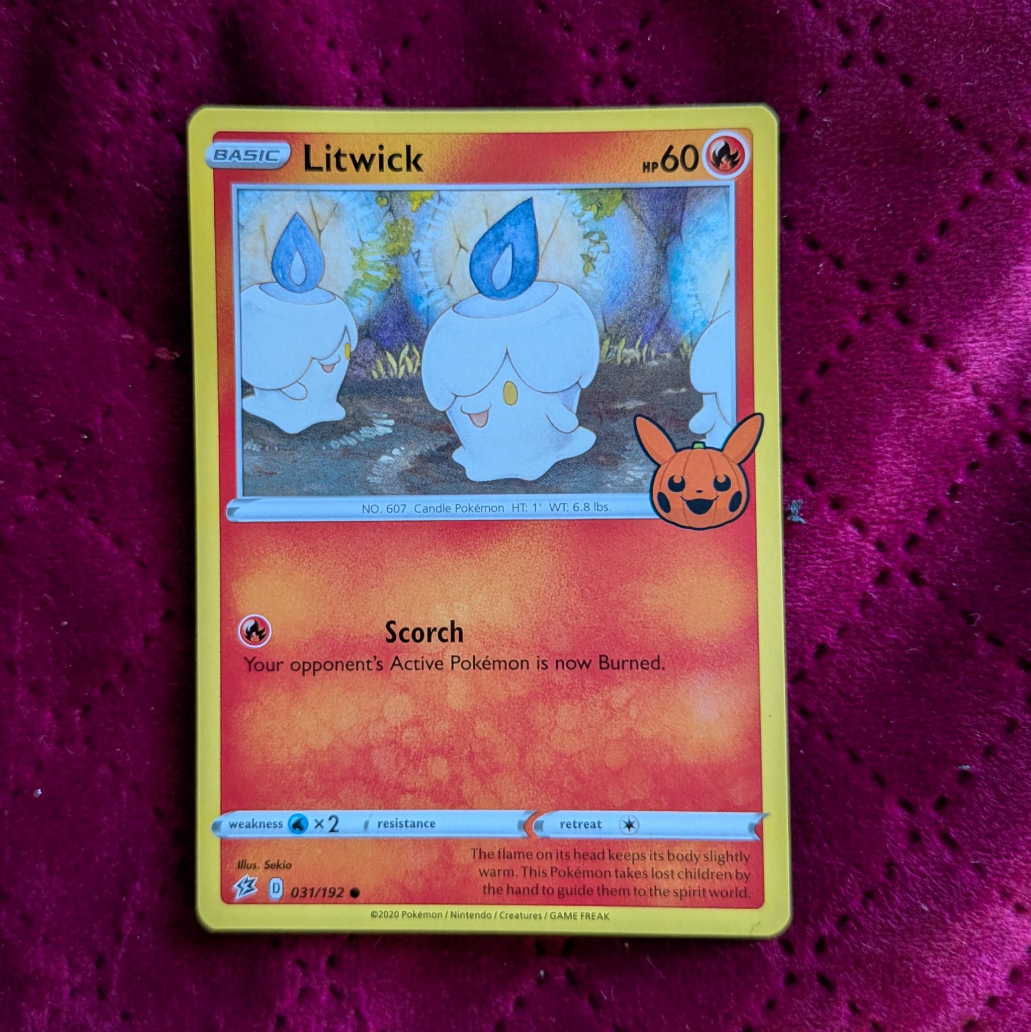 Litwick Pokemon Card